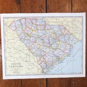 1941 Maps: South Carolina/South Dakota